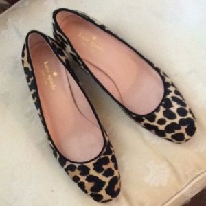 EUC Kate Spade Leopard pumps, 7 1/2